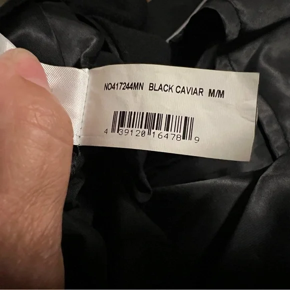 Nordstrom Men's Mason Wool Cashmere Blend Overcoat CoatJacket Black Size M Pea Coats